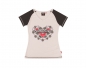 Preview: WOMENS ANTIQUE WHITE/BLACK ROSES TEE