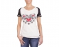 Preview: WOMENS ANTIQUE WHITE/BLACK ROSES TEE