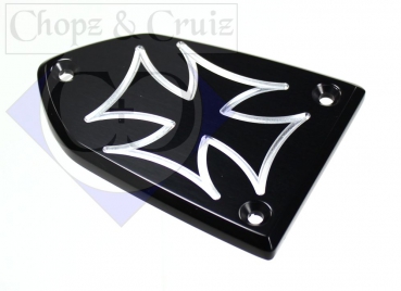 Brake Reservoir Cap Contrast Cut Iron Cross Style