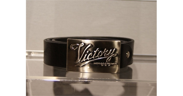 victory motorcycle belt buckle