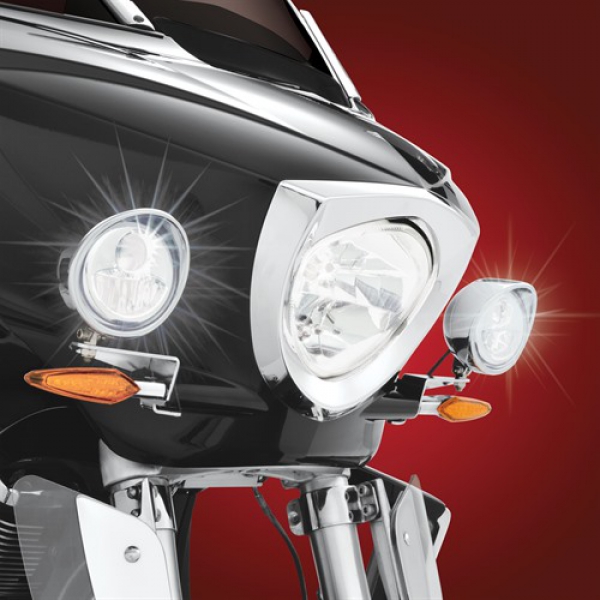 Spotlight Mount Kit - Chrome - Cross Country